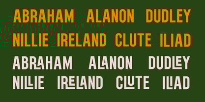 Agistors Font Poster 6