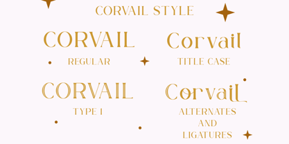 Corvail Font Poster 11