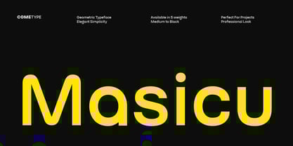 Masicu Font Poster 1