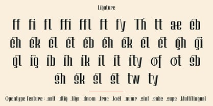 Bakelite Line Font Poster 4