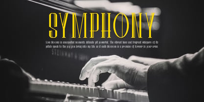 Bakelite Line Font Poster 2