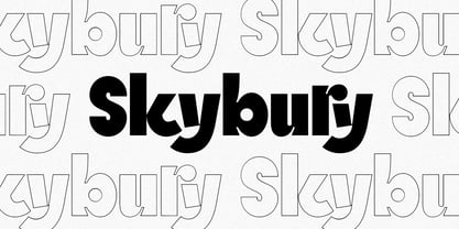 SLTF Skybury Font Poster 1