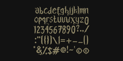 Blome Life Font Poster 5