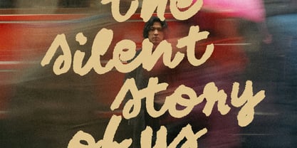 SLTF Midnight Chianti Font Poster 5