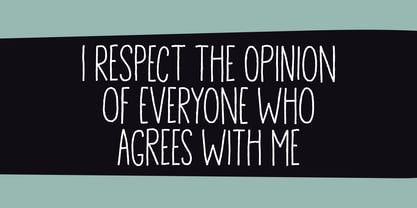 Blunderhead Font Poster 10