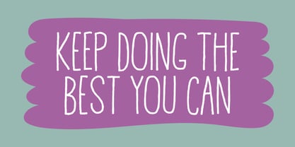 Blunderhead Font Poster 9