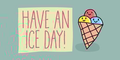 Blunderhead Font Poster 7