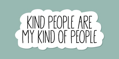 Blunderhead Font Poster 12