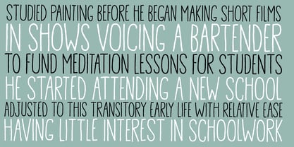 Blunderhead Font Poster 3