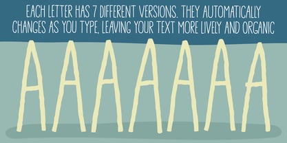 Blunderhead Font Poster 6