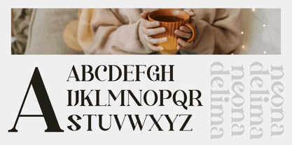 Neona Delima Font Poster 5