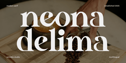 Neona Delima Font Poster 1
