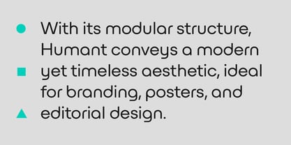 Humant Font Poster 3