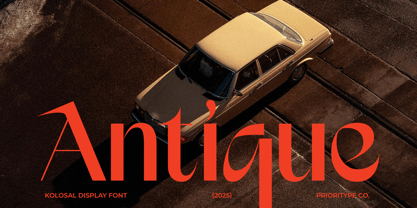 Kolosal Display Font Poster 3