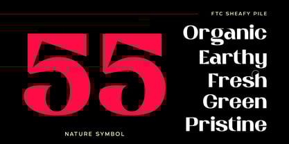 Sheafy Pile Font Poster 11