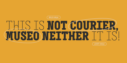 Ocho Font Poster 2