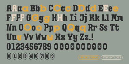 Ocho Font Poster 4