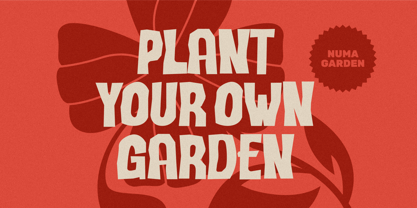 Meadow Bloom Font Poster 3