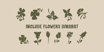 Meadow Bloom Font Poster 4