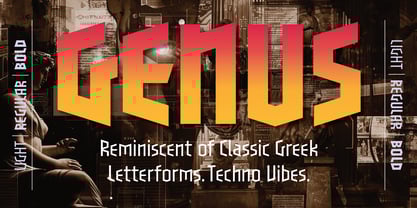 Genus BF Font Poster 1