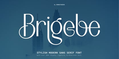 Brigebe Font Poster 1