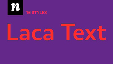 Laca Text Font Poster 1