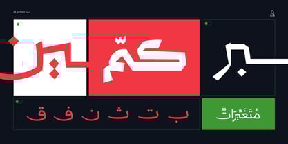 AS Batekh Font Poster 8