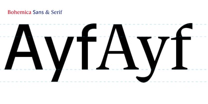 Bohemica Sans Font Poster 2