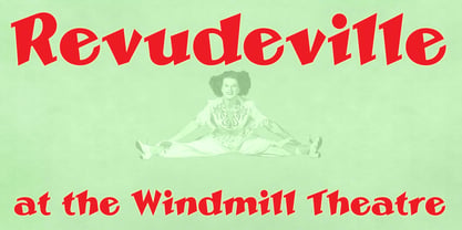 Revudeville Font Poster 1