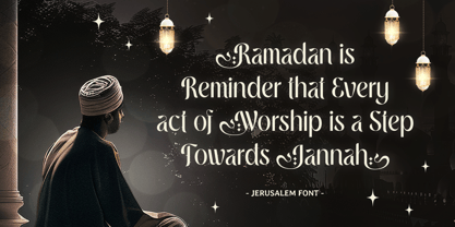 Jerusalem Font Poster 6