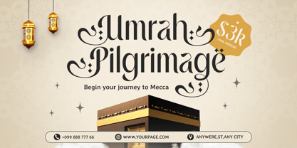 Jerusalem Font Poster 8