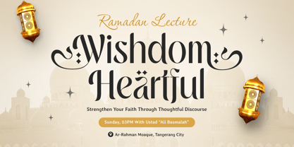 Jerusalem Font Poster 3