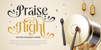 Jerusalem Font Poster 4