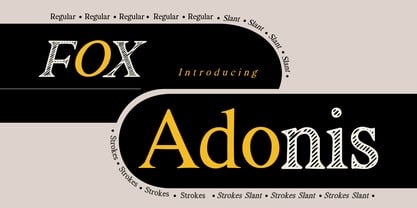 Fox Adonis Font Poster 1