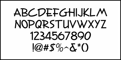 Candy Counter JNL Font Poster 3