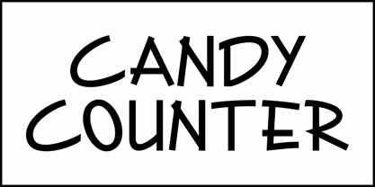 Candy Counter JNL Font Poster 2