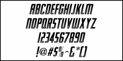 Coal Gas JNL Font Poster 5