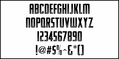 Coal Gas JNL Font Poster 3