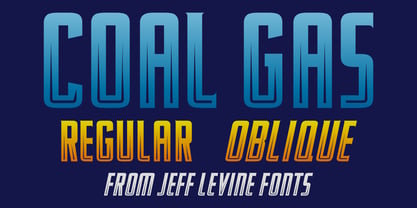 Coal Gas JNL Font Poster 1