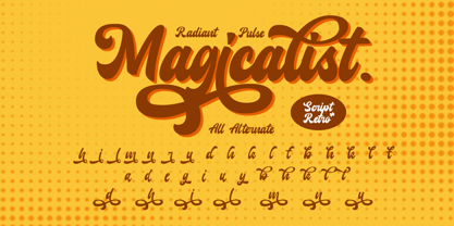 Radiant Pulse Font Poster 10