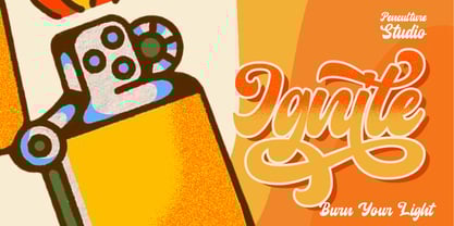 Radiant Pulse Font Poster 2