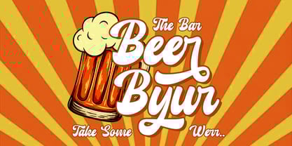 Radiant Pulse Font Poster 8