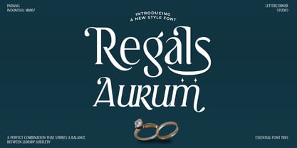 Regals Aurum Font Poster 1