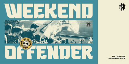 MN Ligahura Font Poster 6