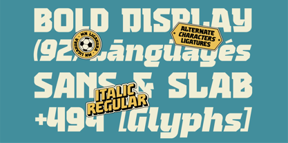 MN Ligahura Font Poster 2