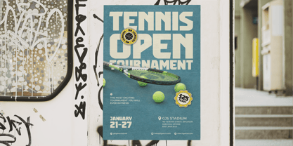 MN Ligahura Font Poster 14