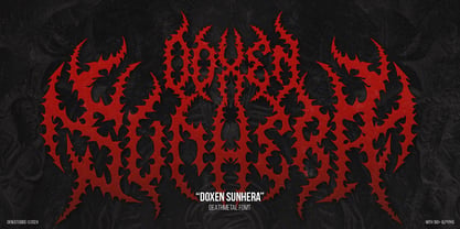 Doxen Sunhera Font Poster 1