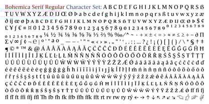 Bohemica Font Poster 5