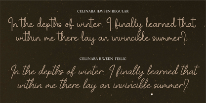 CF Celinara Haveen Font Poster 6