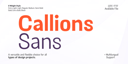 Callions Font Poster 1
